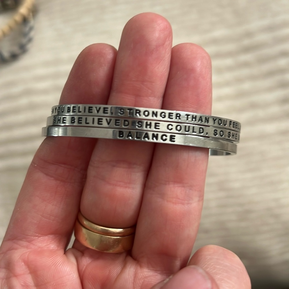 Mantra Band 3 bracelets